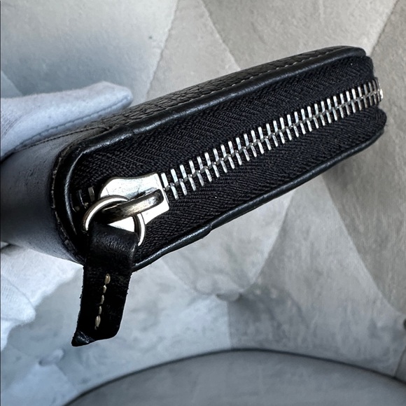 Dooney & Bourke Black Textured Leather wallet - Picture 8 of 14